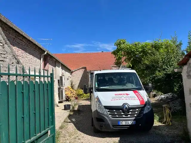 Toiture neuve en tuiles de terre cuite — remplacement de toiture à Puiseaux